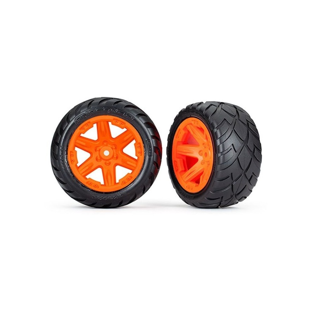 Ruedas Anaconda RXT 2.8 naranjas ensambladas Traxxas TRX6768A Ruedas Anaconda RXT 2.8 naranjas ensambladas Traxxas TRX6768A