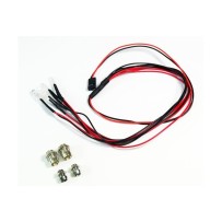 Absima - LED set white/red with aluminum holder 2320041