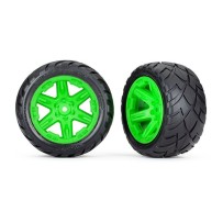 Ruedas Anaconda RXT 2.8 verdes ensambladas Traxxas TRX6768G