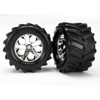 Ruedas montadas pegadas 2.8 All-Star cromadas Traxxas TRX6771