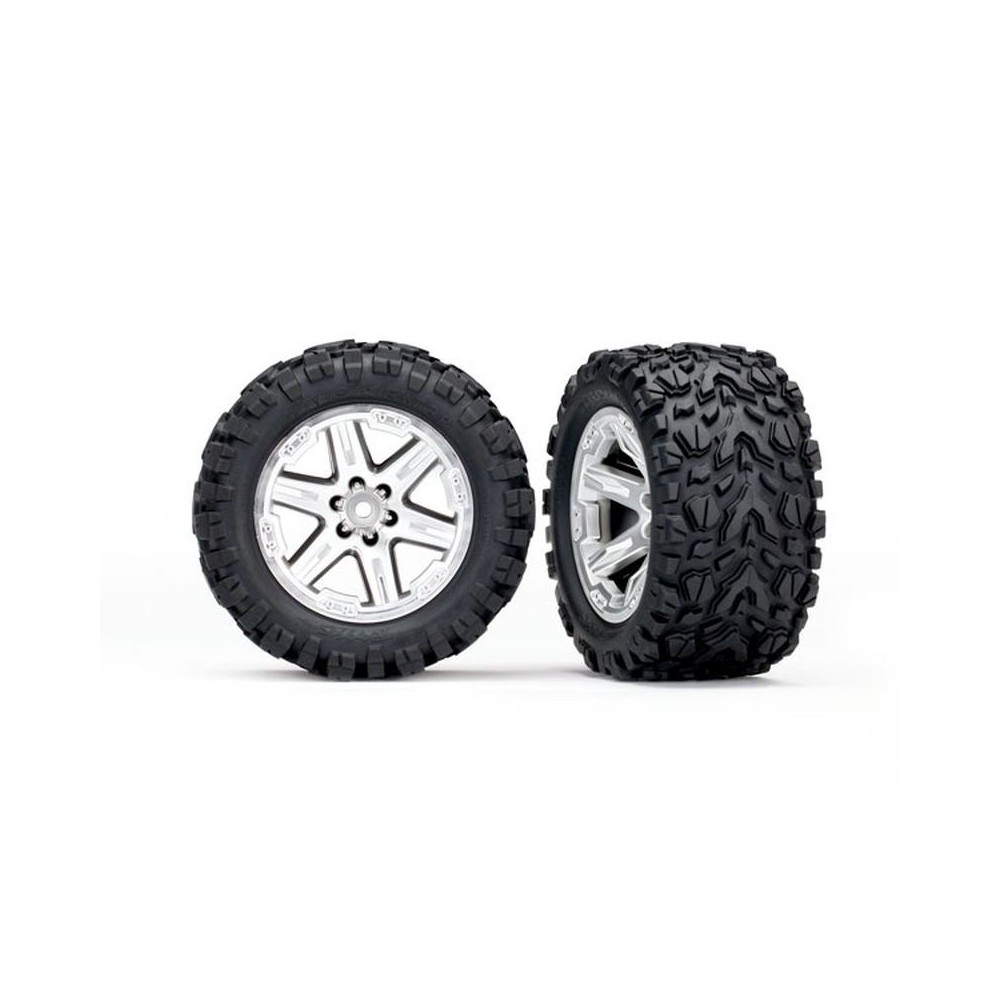 Ruedas Traxxas 2.8” Talon montadas y pegadas con llantas RXT Satin Chrome – TRX6774R Ruedas Traxxas 2.8” Talon montadas y pegadas con llantas RXT Satin Chrome – TRX6774R