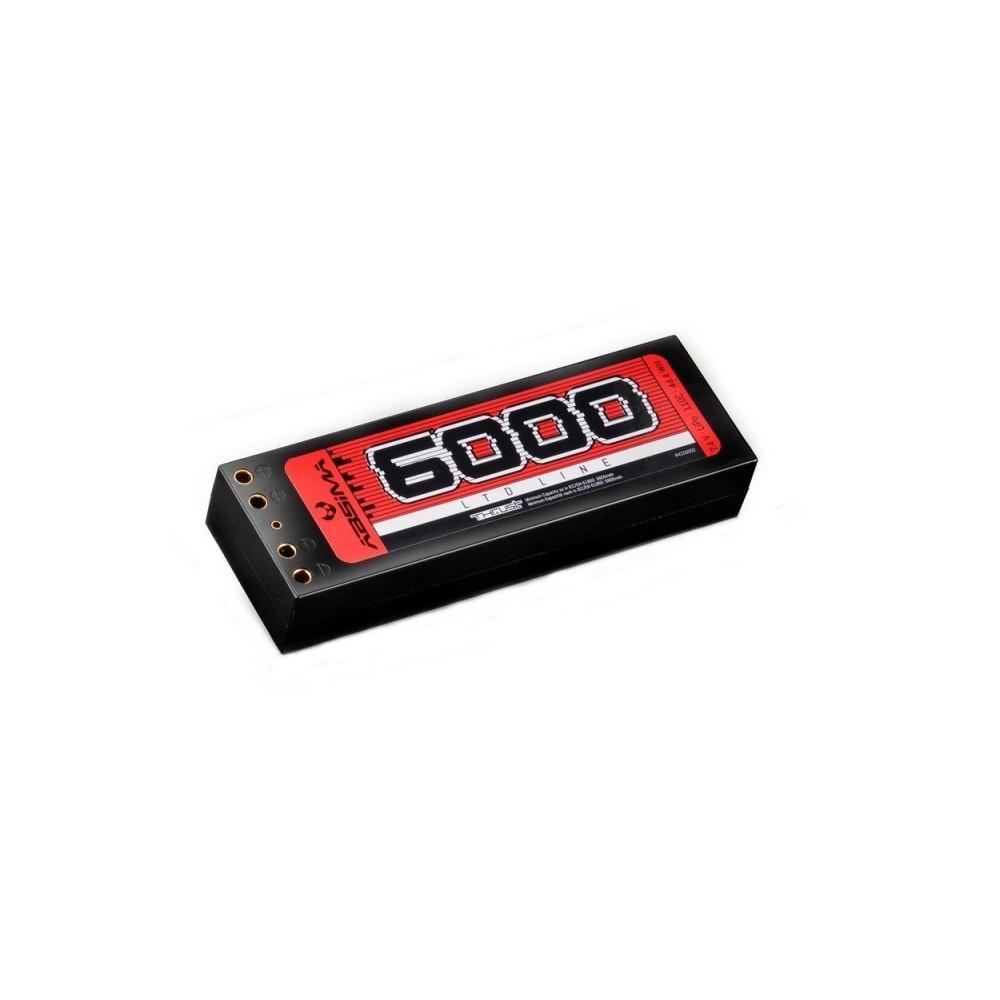 Absima - Lipo 2S 7,4V 110C 6000 HC Double Tubes 4150002 Absima - Lipo 2S 7,4V 110C 6000 HC Double Tubes 4150002