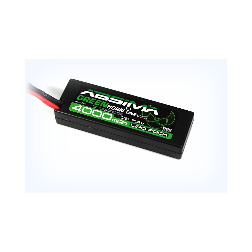 Absima - LiPo Stick Pack 7.4V-50C 4000 Hardcase 4140008