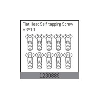 Absima - M3x10 Flat Head Self-tapping Screw Set 1230889