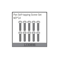 Absima - M3x14 Pan self-tapping Screw Set 1230896
