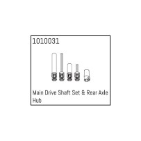Absima - Main Drive Shaft Set & Rear Axle Hub 1010031 AB240048