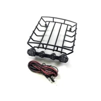 Absima - Metal Luggage Rack with LED Set 130mm 2320139