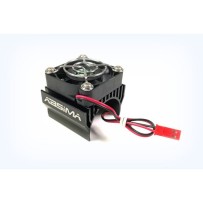 Absima - Metal Top Heatsink with fan for 1:8 up to ø40mm , black 2310036