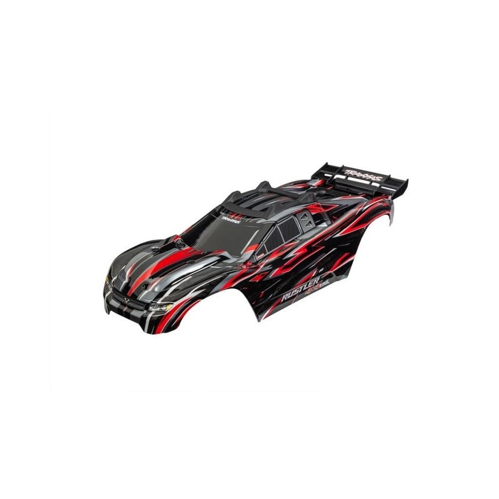 Carrocería Rustler 4x4 VXL roja Traxxas TRX6785-RED Carrocería Rustler 4x4 VXL roja Traxxas TRX6785-RED
