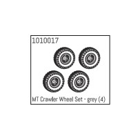 Absima - MT Crawler Wheel Set - grey 1010017 AB604002