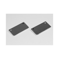 Absima - Numberplates US chrome 2320006