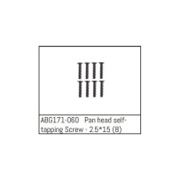 Absima - Pan Head Screw M2.5x15 ABG171-060
