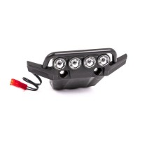 Parachoques delantero con luces LED instaladas para Rustler 4x4 Traxxas TRX6791