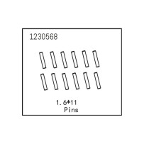 Absima - Pins 1.6x11 1230568