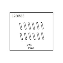 Absima - Pins 2x8 1230566