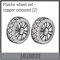 Absima - Plastic wheel set - copper-coloured 1610023