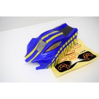 Absima - Printed Body blue / yellow AB2.8 BL 1330216
