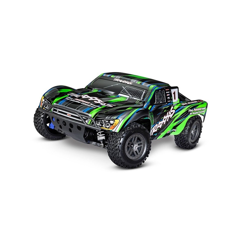 Traxxas Slash 4X4 BL-2S 1:10 4WD RTR Brushless Electric Short Course Truck Green TRX68154-4GRN Traxxas Slash 4X4 BL-2S 1:10 4WD RTR Brushless Electric Short Course Truck Green TRX68154-4GRN