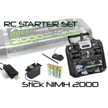 Absima - RC Starter Set Stick NiMH 2000 2200013