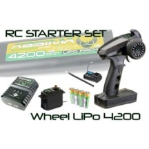 Absima - RC Starter Set Wheel LiPo 4200 2200016