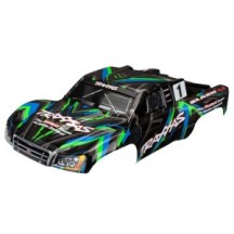 Traxxas Body slash 4x4 green (painted decals applied) TRX6816G
