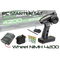 Absima - RC Starter Set Wheel NiMH 4200 2200014