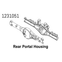 Absima - Rear Axle Housing CR4.4 1231051