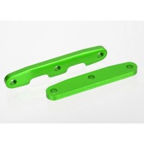 Mamparos barras amarre delantero trasero alu verde Traxxas TRX6823G
