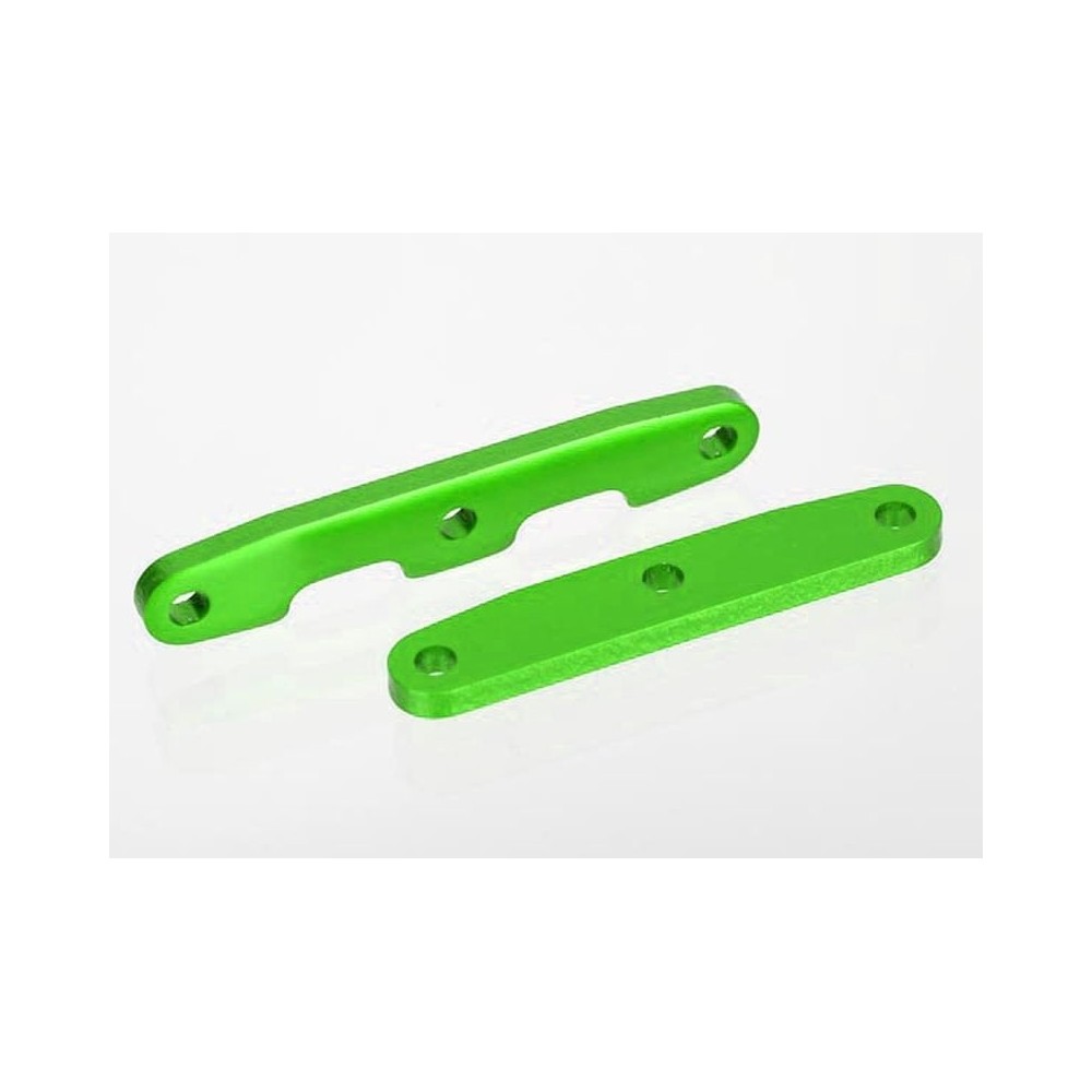 Mamparos barras amarre delantero trasero alu verde Traxxas TRX6823G