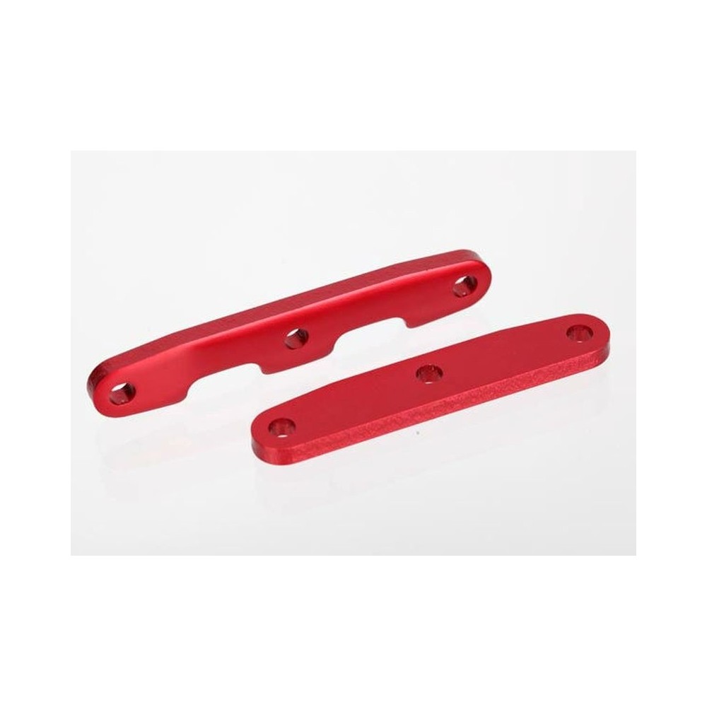 Traxxas Bulkhead tie bars (front-rear aluminum red-anodized) TRX6823R