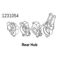 Absima - Rear Shaft Housing CR4.4 1231054