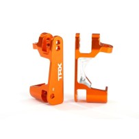 Bloques de inclinación de aluminio 6061-T6 anodizado naranja izquierdo y derecho Traxxas TRX6832A