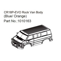 Absima - Rock Van Body - EVO 1:18 1010163 AB240356