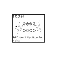 Absima - Roll Cage with Light Mount Set - black 1010034 AB240052