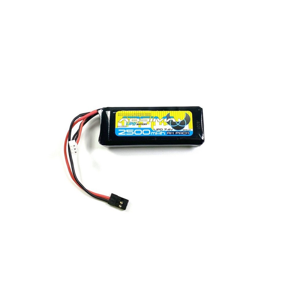 Absima - RX Lipo 2S 7,4V. 2500 SC 4110005 Absima - RX Lipo 2S 7,4V. 2500 SC 4110005