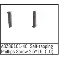Absima - Self-tapping Phillips Screw 2.5x15 - Mini AMT 10 ABZ86101-40