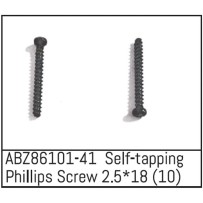 Absima - Self-tapping Phillips Screw 2.5x18 - Mini AMT 10 ABZ86101-41