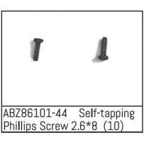 Absima - Self-tapping Phillips Screw 2.6x8 - Mini AMT 10 ABZ86101-44