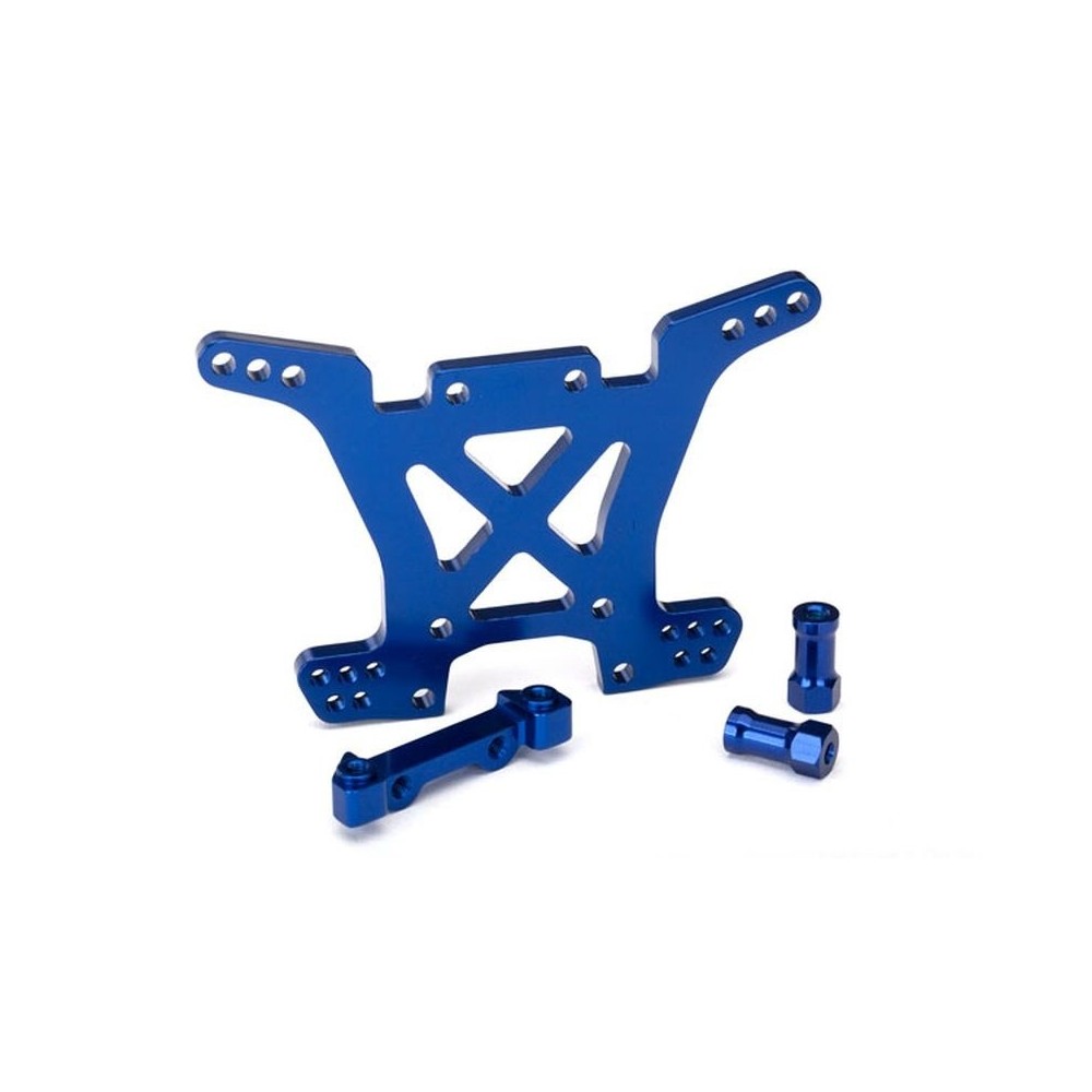 Torre amortiguador trasero aluminio azul Traxxas TRX6838X Torre amortiguador trasero aluminio azul Traxxas TRX6838X