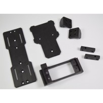 Absima - Servo ESC & Battery Mount Set 1230401
