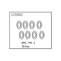 Absima - Shims 8x5.1x0.2 1230562