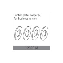 Absima - Slipper Friction Plate - Copper 1230913