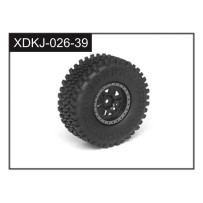 Absima - Spare Wheel Reckless-Devotee red J-026-39 red