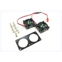 Absima - Standard Twin Fan + holder plate, 8,000rpm, 30mm size 2310034