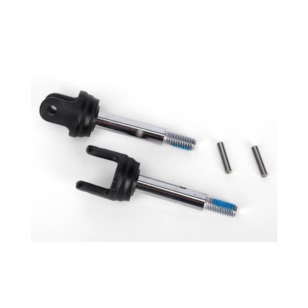 Traxxas Stub axles rear heavy duty (2) with pins (2) TRX6853X