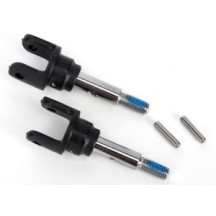 Traxxas Stub axles front heavy duty (2) yokes (2) pins (4) TRX6854X