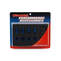 Adaptadores rueda hexagonales 17mm aluminio Traxxas