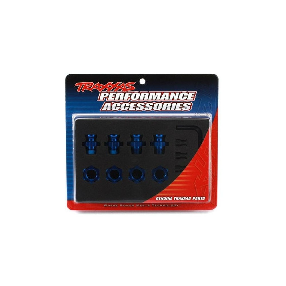 Adaptadores rueda hexagonales 17mm aluminio Traxxas Adaptadores rueda hexagonales 17mm aluminio Traxxas