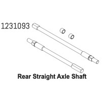 Absima - Straight Axle Shaft CR4.4 1231093