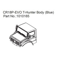 Absima - T-Hunter PC Body - EVO 1:18 1010165 AB240358